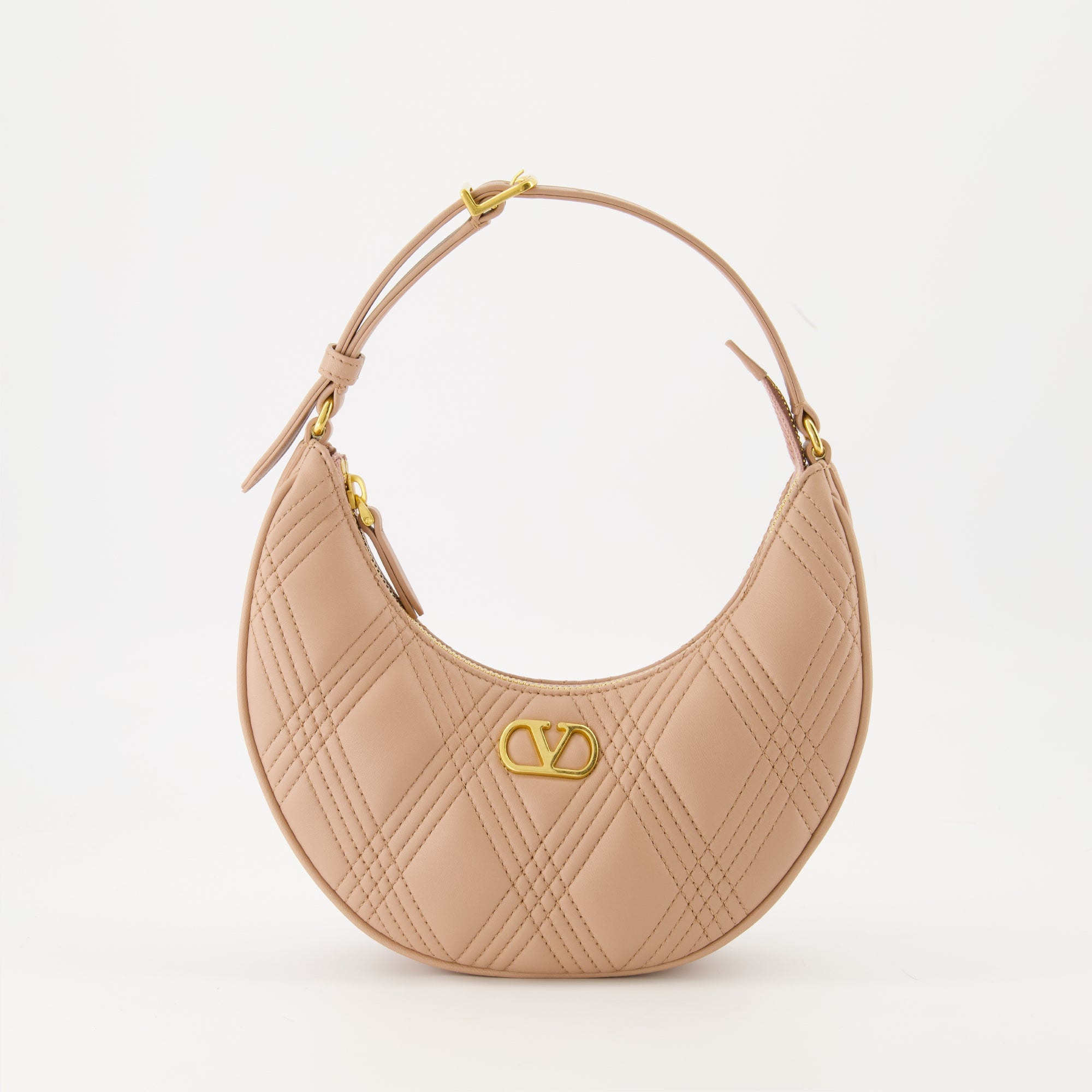 Sacs à main et épaule Mini sac Hobo Quiltie 67 Valentino Garavani Rose Femme