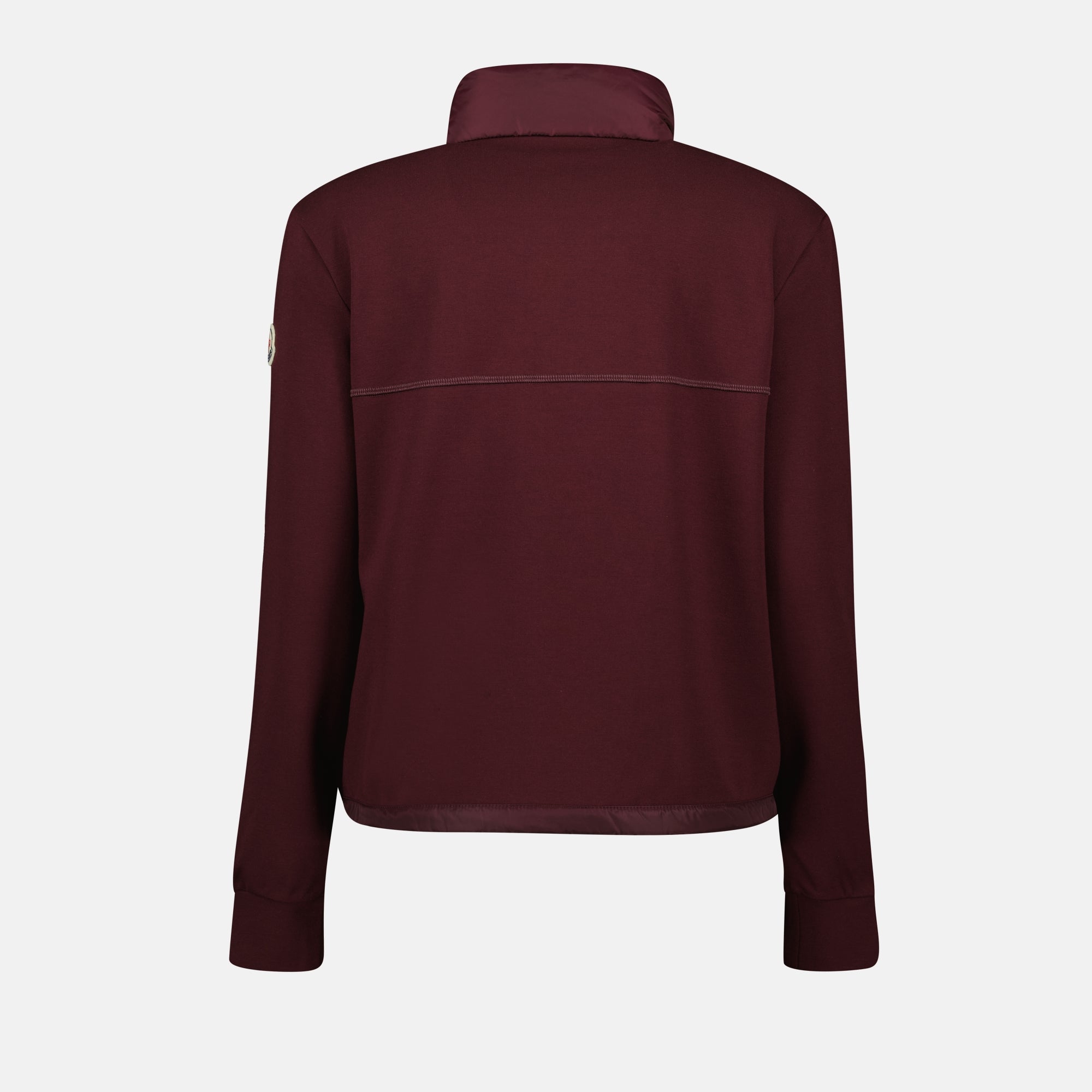 Vestes Veste bi-matière matelassé Moncler Bordeaux Femme