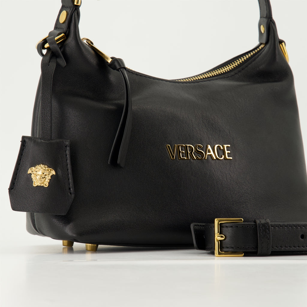 ハンドバッグ・ショルダーバッグ ホーボーバッグ Versace 黒 Femme