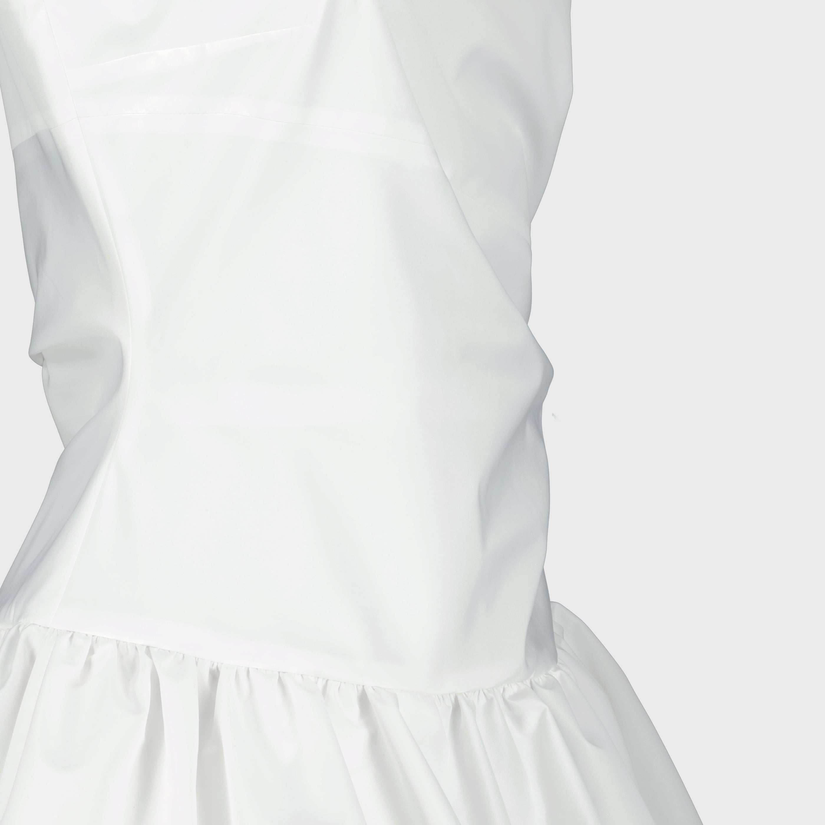 Image de l'article Robe mini Bloomer blanche de la marque Patou pour Femme - Saison Printemps-Été 2026 - Vue détaillée_2