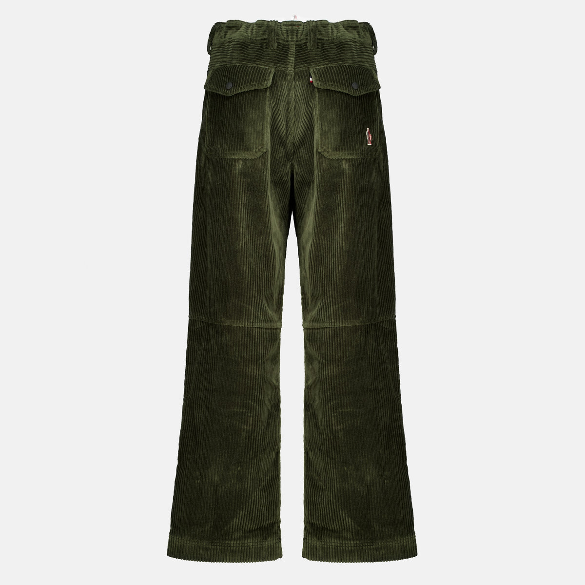 Pantalons Pantalon en velours côtelé Moncler Grenoble Vert Homme