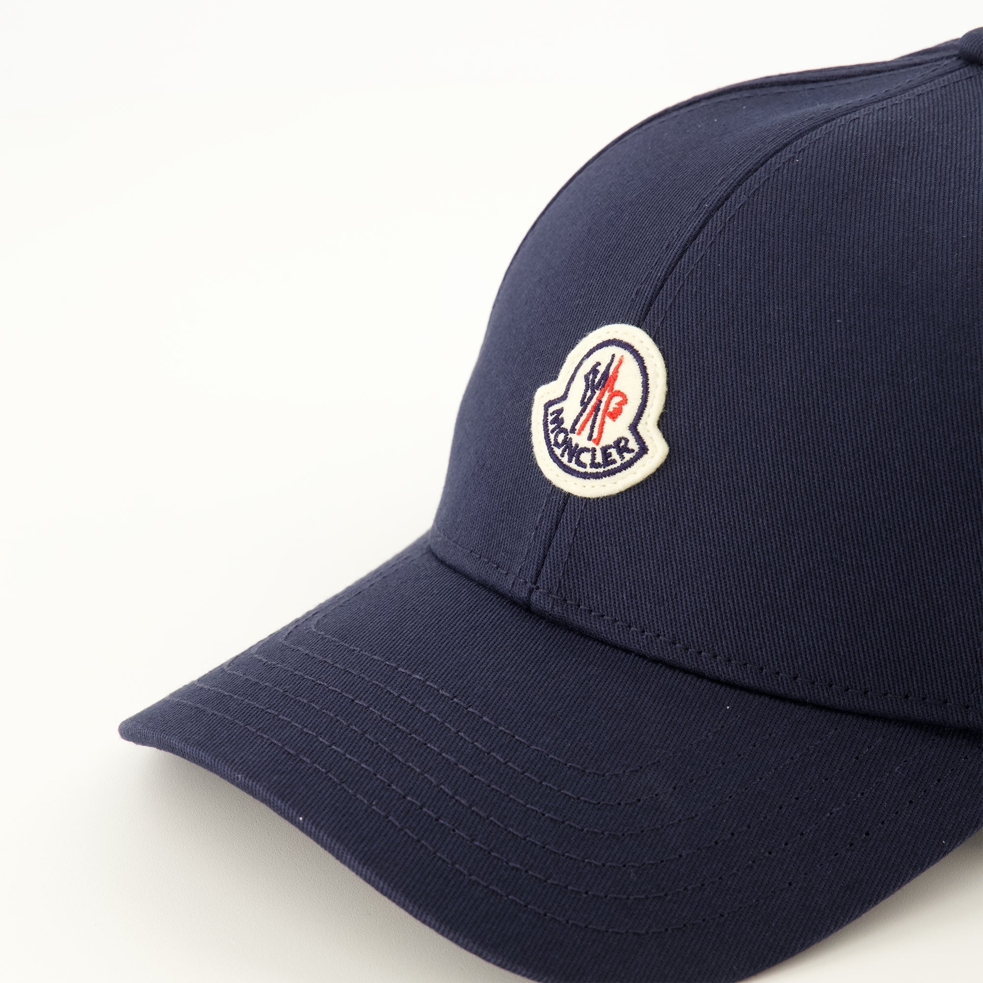 Chapeaux, casquettes et bonnets Casquette en coton bleu marine Moncler Bleu foncé Homme