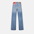 Pantaloni 2001 D-Macro Jeans Blu Chiaro Diesel Blu Uomo