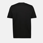 Image de l'article T-shirt logo en cuir de la marque Moncler pour Homme - Saison Automne-Hiver 2025 - Vue de Dos