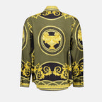 Camisas Camisa Barocco Versace Preto Homme