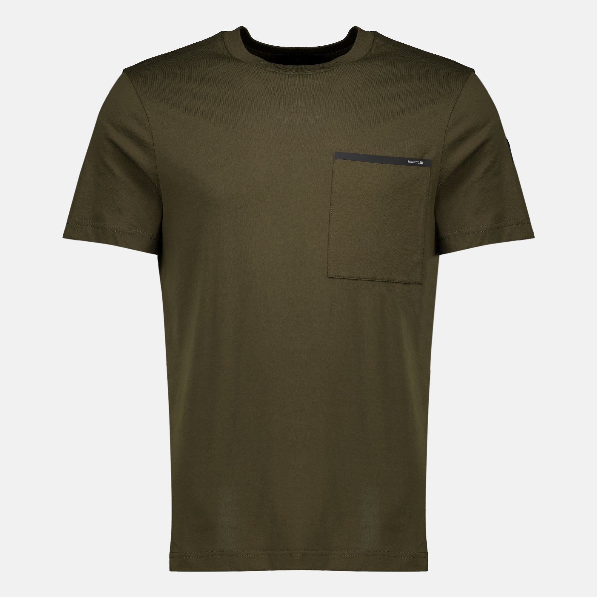 T-shirts T-shirt avec poche poitrine kaki Moncler Kaki Homme