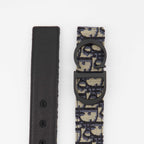 Cinture Ceinture Oblique réversible Dior Beige Homme