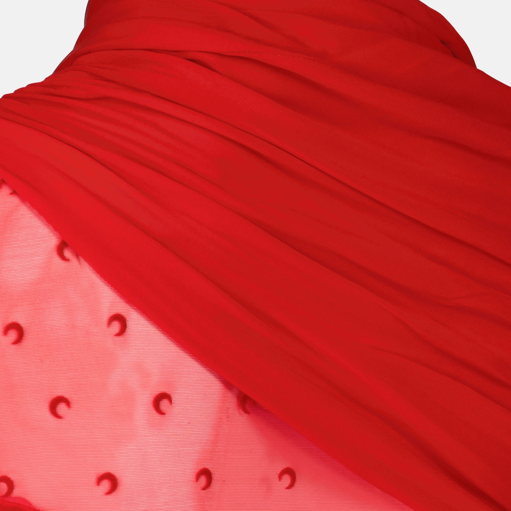 Tops Drapierter roter Jersey-Top Marine Serre Rouge Femme