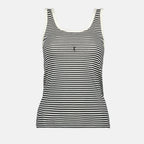 Tops Cassandre Tank Top Saint Laurent Schwarz Femme