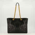 Sacs à main et épaule Niki Shopping schwarze Leder Tasche Saint Laurent Noir Femme
