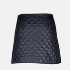 Jupes Mini gepolsterter Rock Moncler Bleu Femme