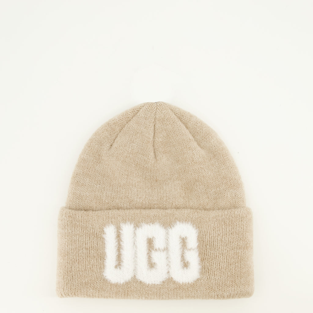 Chapeaux, casquettes et bonnets Bonnet Fuzzy beige Ugg Beige Femme