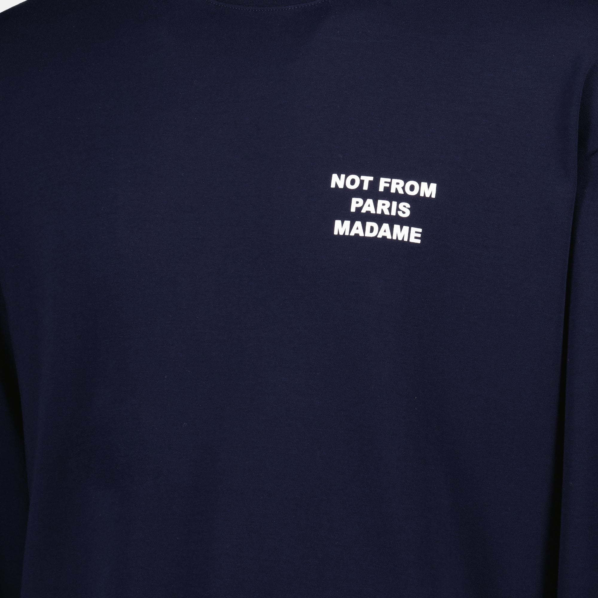 Imagen del artículo Camiseta de manga larga Slogan de la marca Drole De Monsieur para Hombre - Otoño-Invierno 2025 - Vista Detallada_1