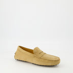Loafer Gommino Wildleder Slipper Tod's Beige Homme