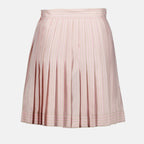 Gonne Gonna in Seta Plissettata Versace Rosa Femme