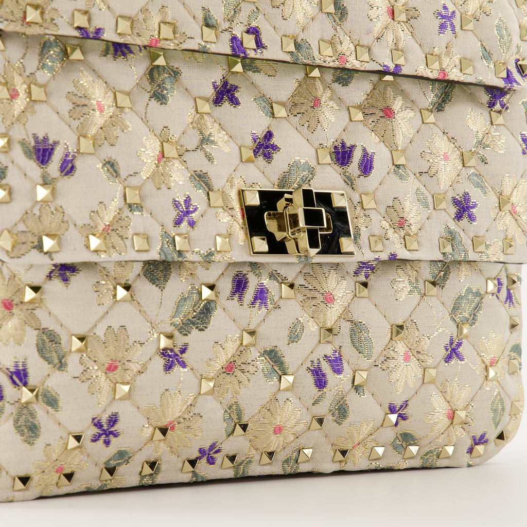 Sacs à main et épaule Sac Rockstud Spike moyen Valentino Garavani Multicolore Femme