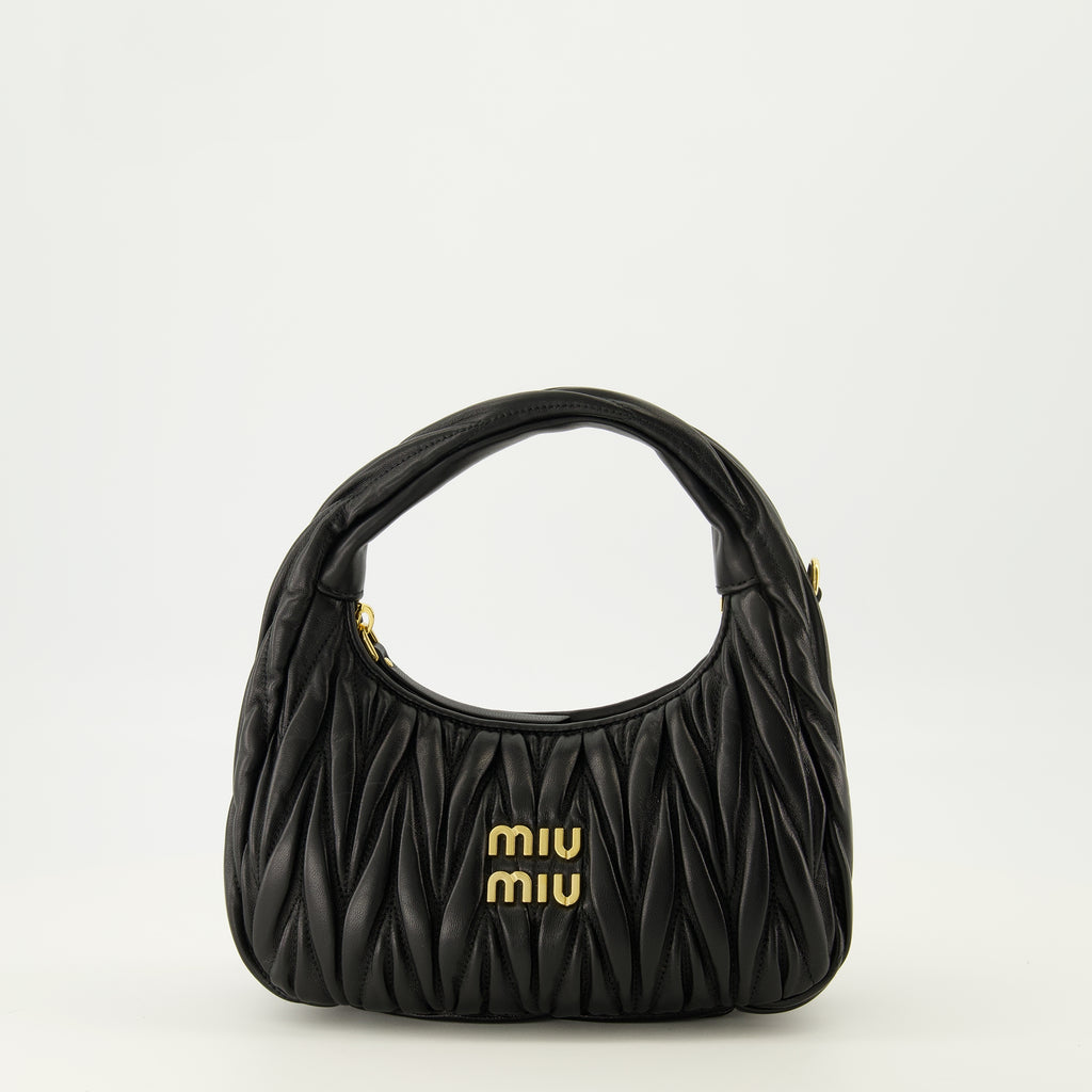 Bild der Miu Miu Damen Hobo Wander Tasche - Frühjahr-Sommer 2026 - Vorderansicht