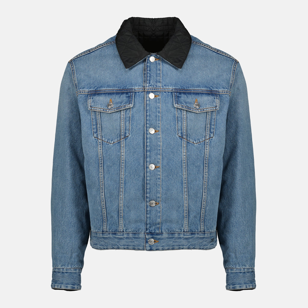 Bild des reversiblen Cannage-Jeansjacke für Herren von Dior - Saison Frühjahr-Sommer 2026 - Vorderansicht