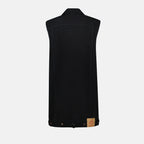 Vestidos Robe en jean Prada Preto Femme