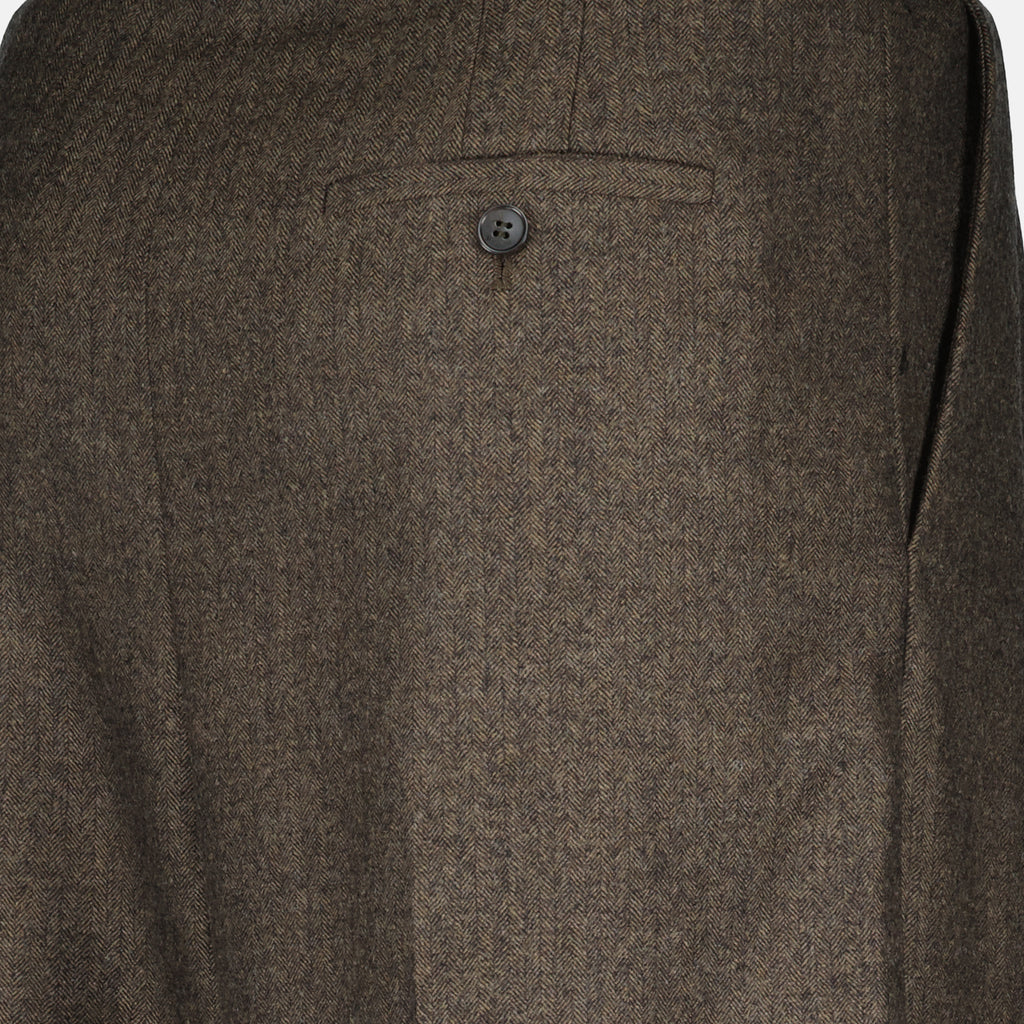 Imagen del Pantalón de Houndstooth de la marca Saint Laurent para Mujer - Temporada Otoño-Invierno 2025 - Vista Detallada_1