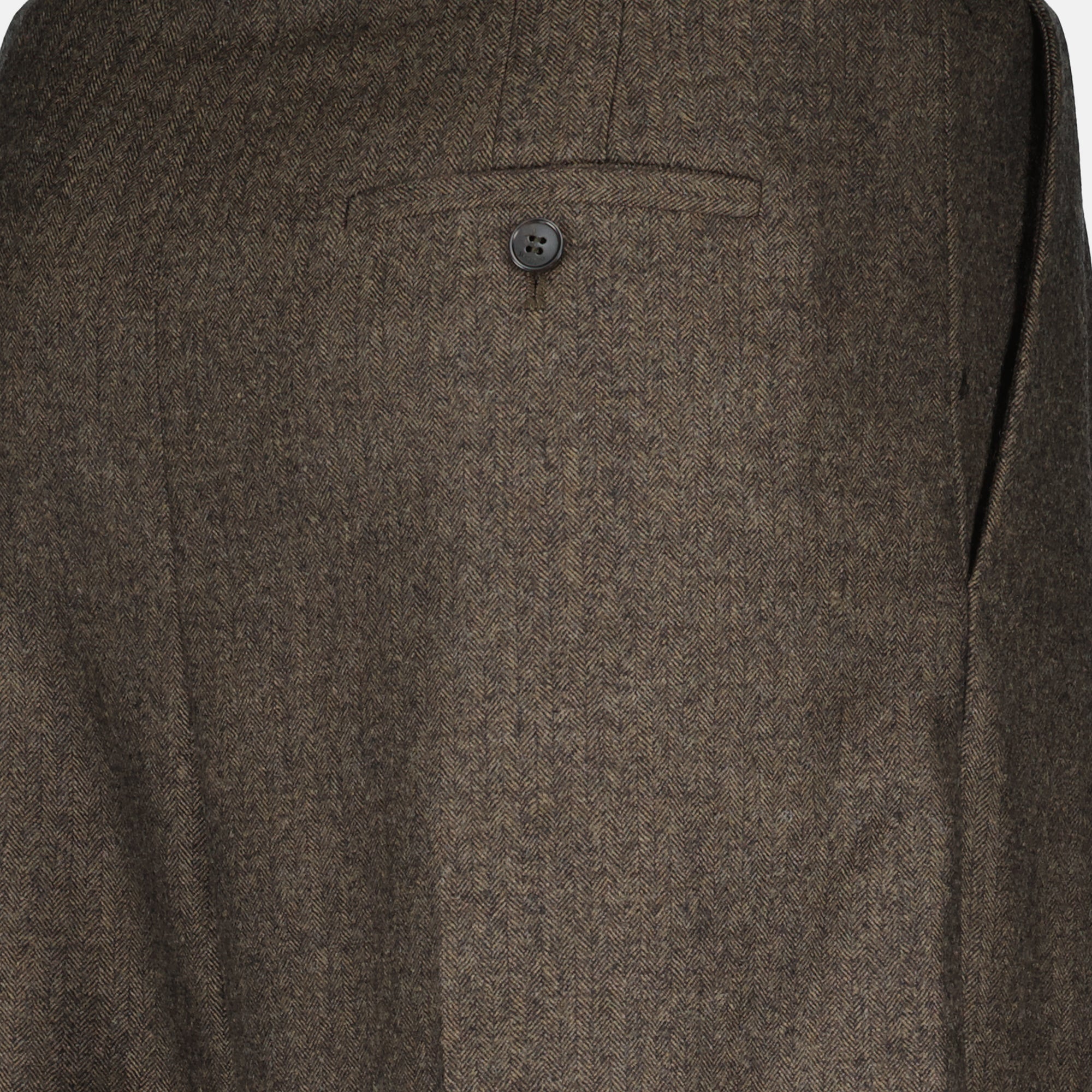 Image of the Saint Laurent Houndstooth Trousers for Women - Autumn-Winter 2025 Season - Detailed View_1