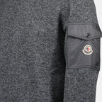 Bild des Moncler Herrenpullovers aus Wolle und Kaschmir - Herbst-Winter 2025 - Detailansicht_1