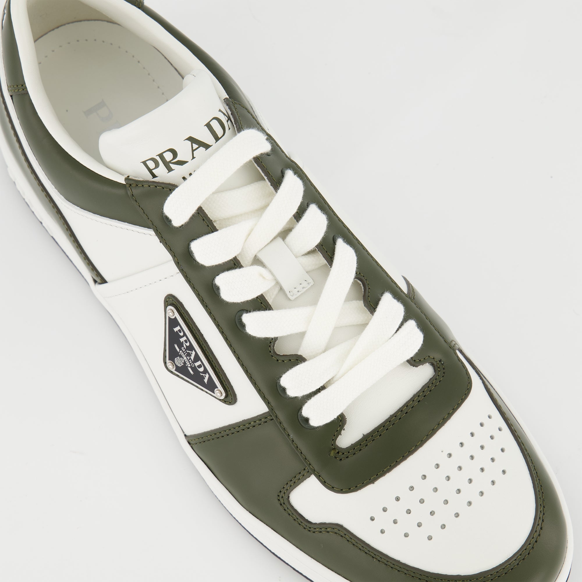Baskets Baskets Downtown Prada Kaki Homme