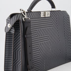 Bolsas tote Peekaboo ISeeU Bag Fendi Cinza Homme
