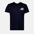 Tシャツ ダブルロゴTシャツ Moncler ダークブルー Homme