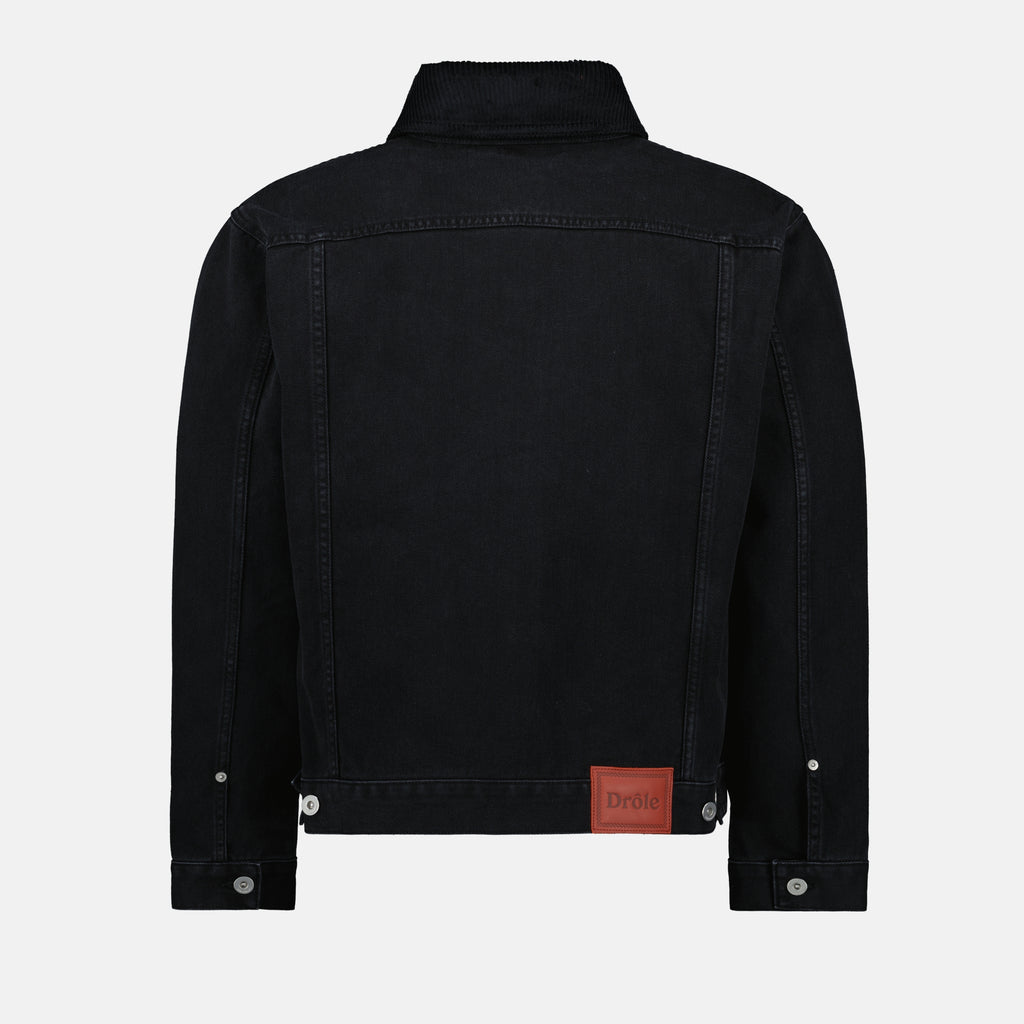 ジャケット ジーンズジャケット Drole De Monsieur 黒 Homme