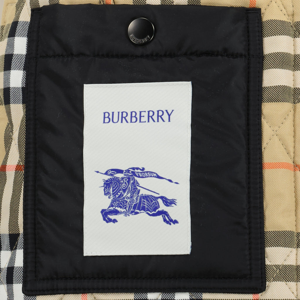Vestes Dorset Quilted Nylon Jacket Burberry Noir Femme