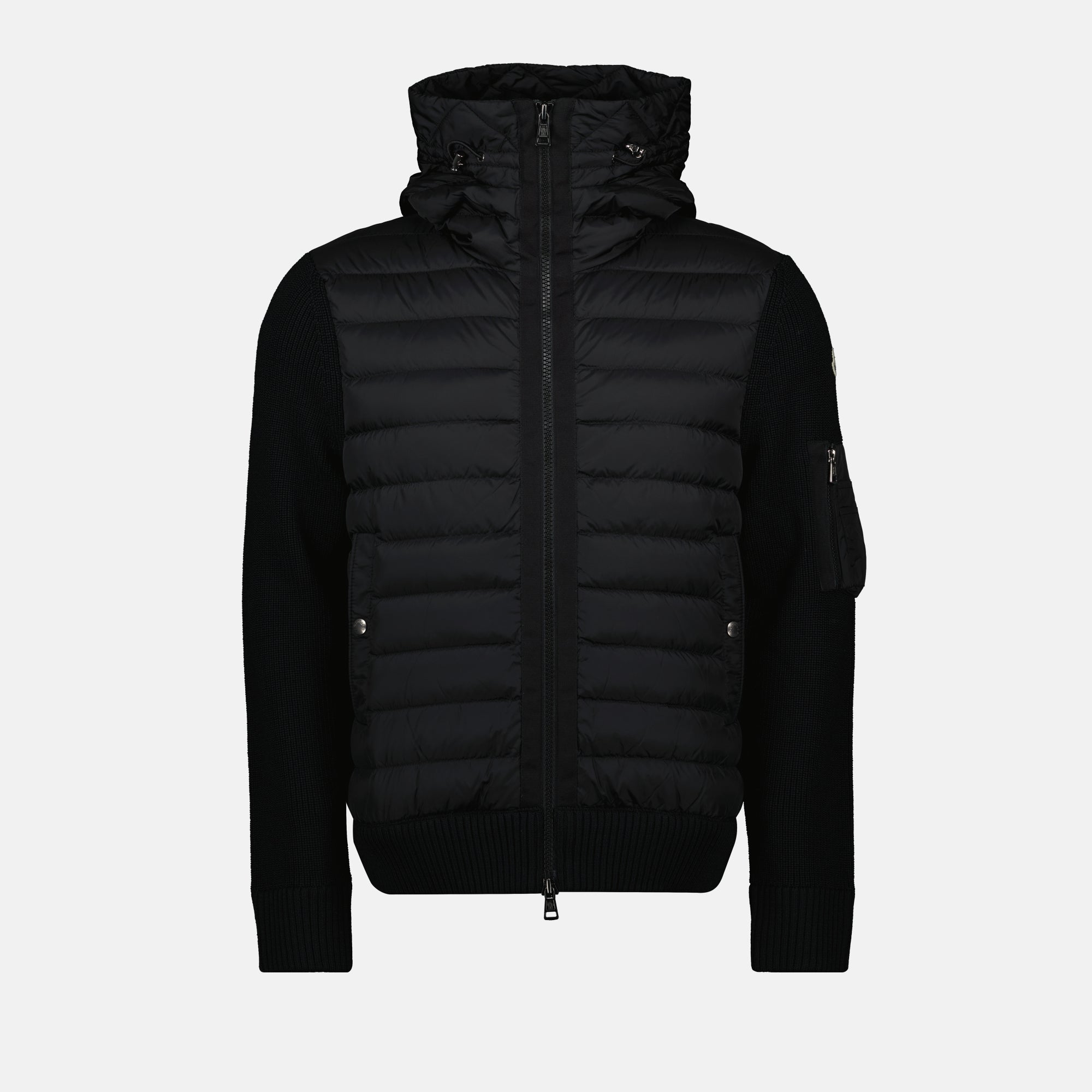 Maille Cardigan zippé Moncler Noir Homme