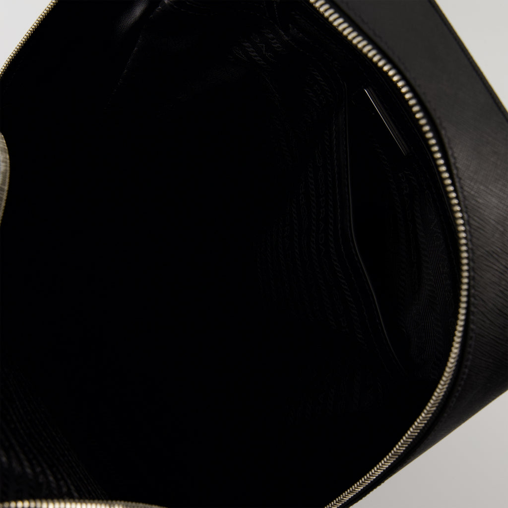 Sacs à dos Sac à dos Saffiano Prada Noir Homme