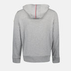 Sweatshirts Sweat à capuche zippé Moncler Gris Homme