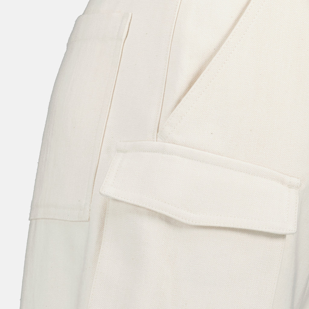 パンツ ポリーナカーゴパンツ Iro 白 Femme