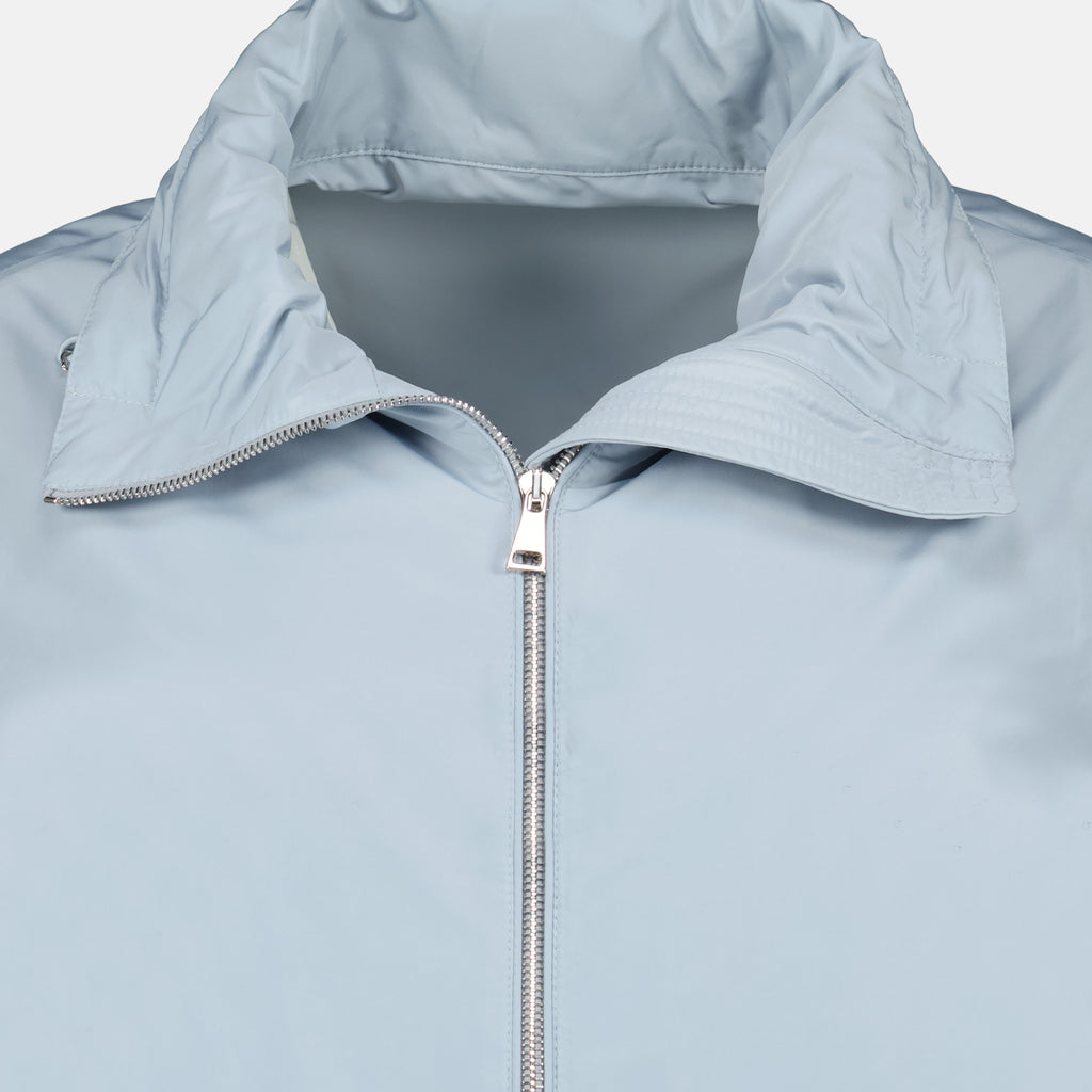 Image of the Enette blue windbreaker from the Moncler brand for Women - Spring-Summer 2026 - Detailed View_2