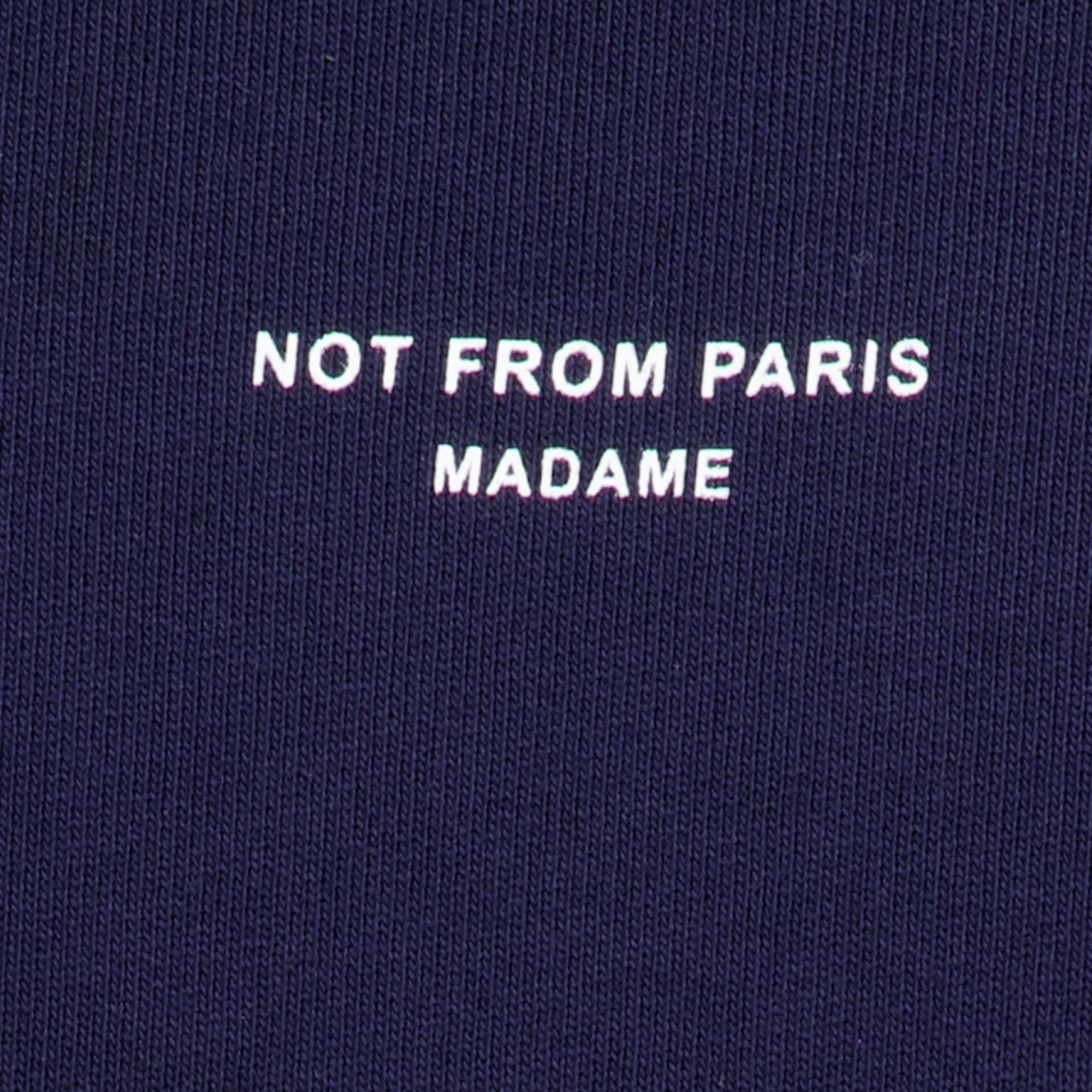 Sweatshirts 네이비 블루 슬로건 스웨트셔츠 Drole De Monsieur Bleu foncé Homme