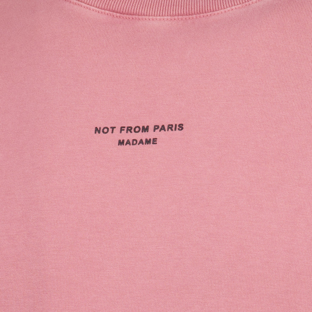 T-shirts Klassisches Pinkes Slogan-T-Shirt Drole De Monsieur Rose Homme