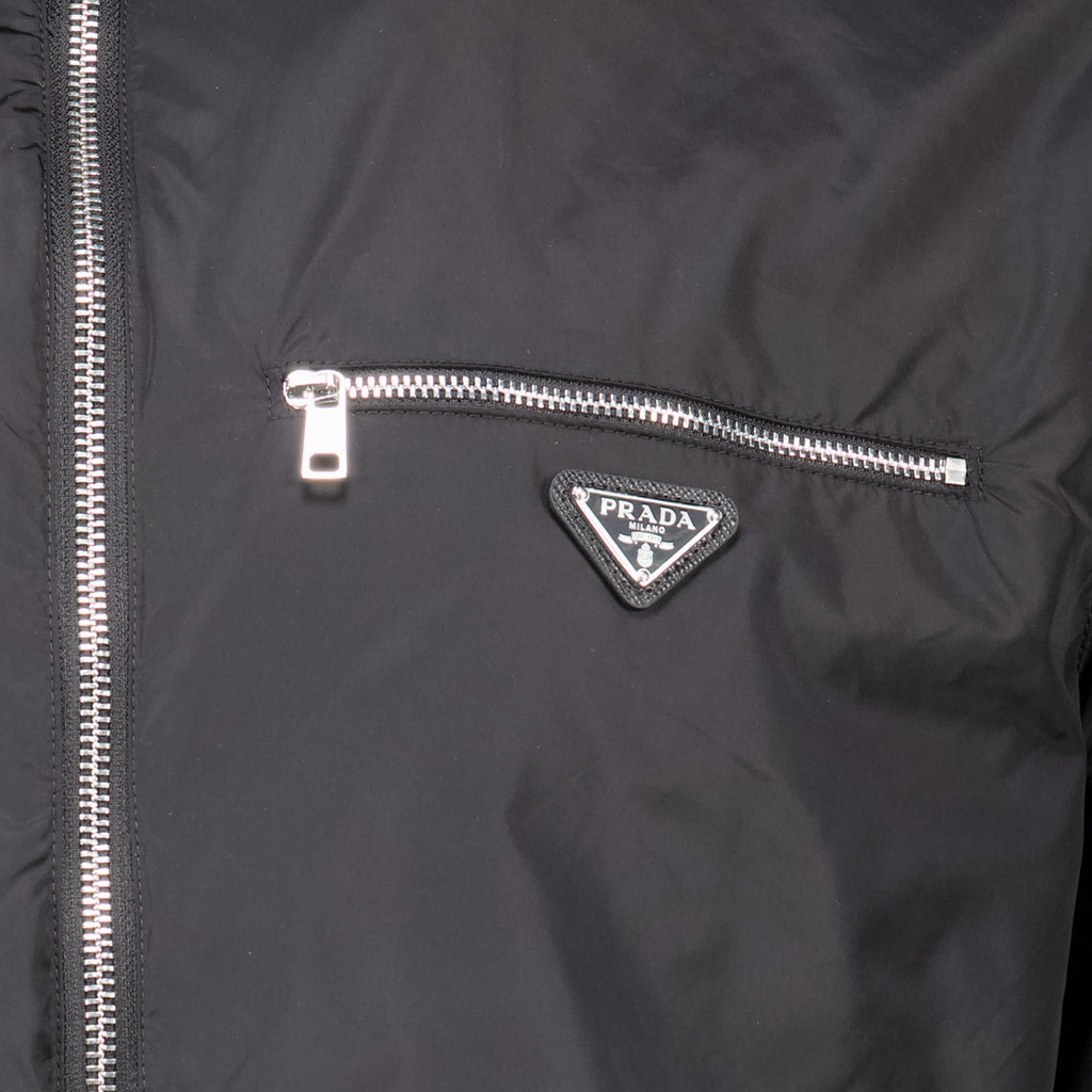 Vestes Veste zippée réversible noir Prada Noir Homme