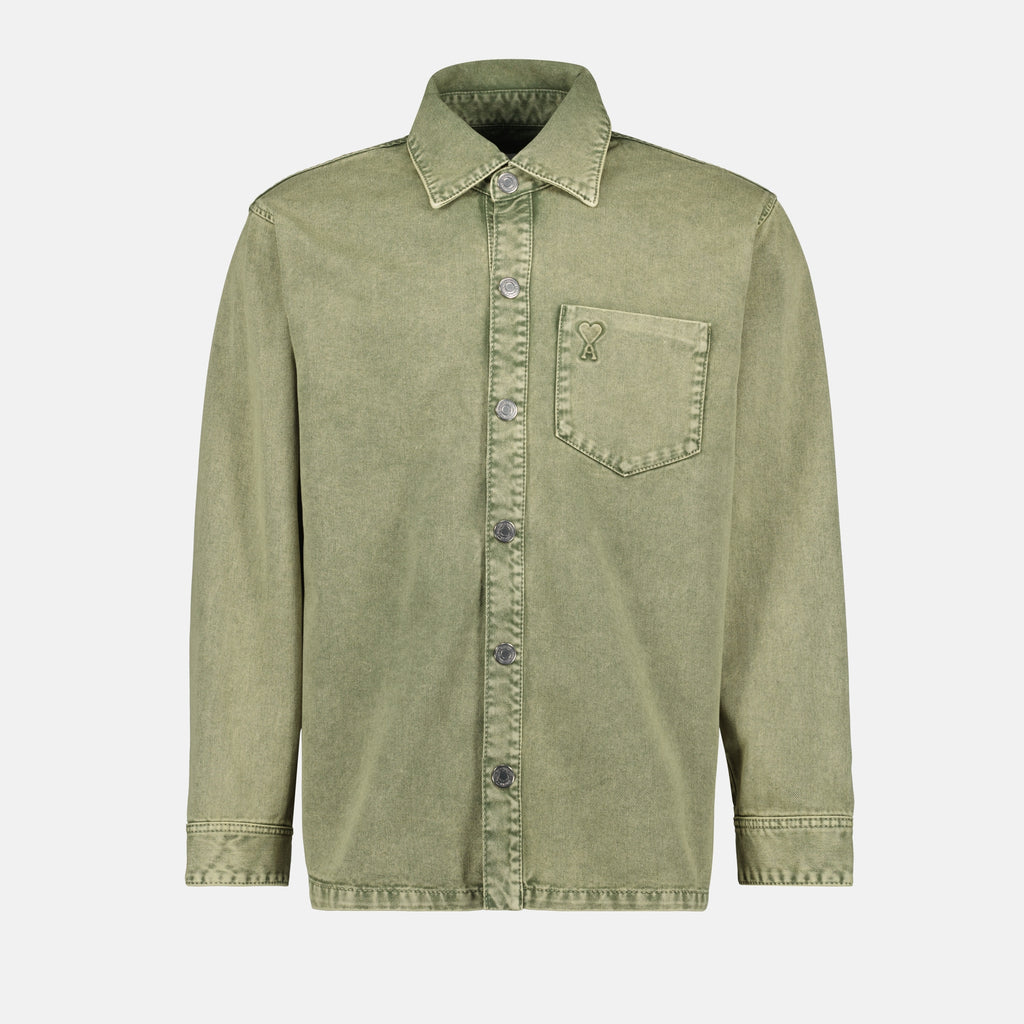 Camisas Chemise Ami de coeur Ami PARIS Caqui Homme