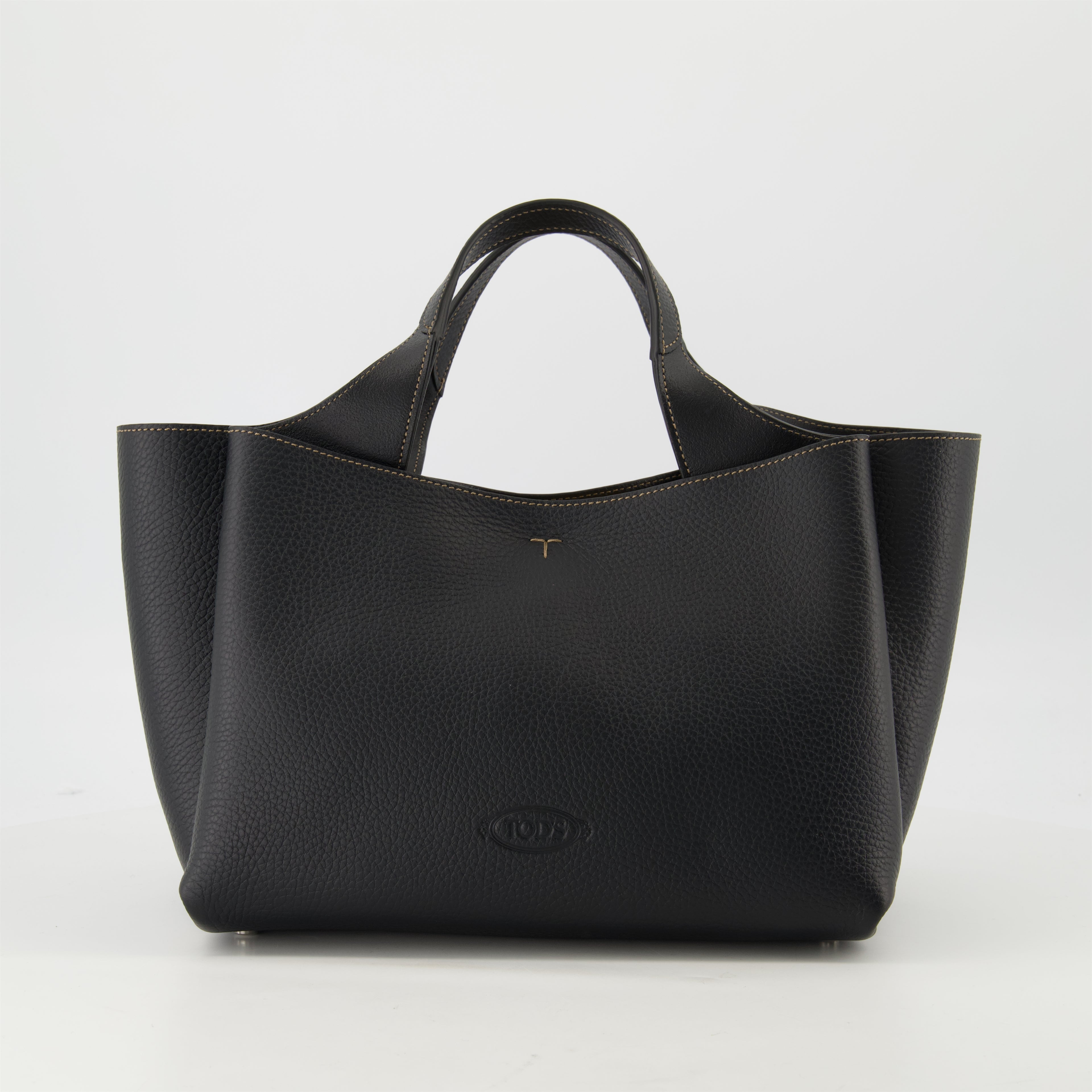 토트백 스몰 레더 토트 Tod's 검은색 Femme