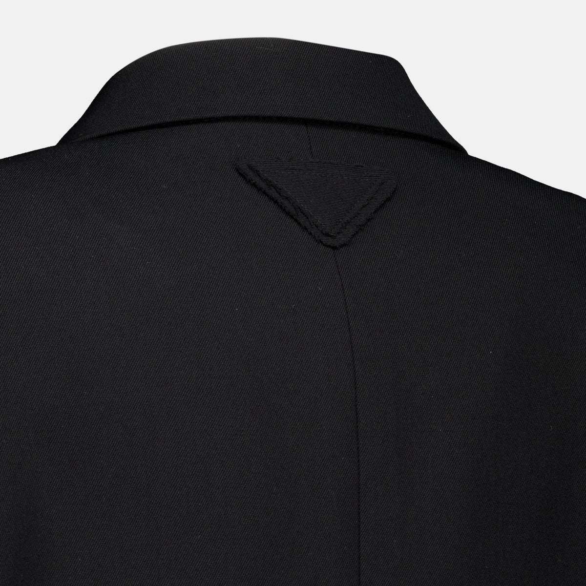 Vestes Black Wool Blazer Prada Noir Femme