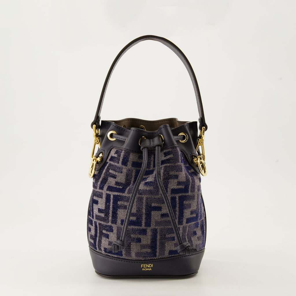 버킷백 Sac seau Mon trésor mini Fendi 진한 파란색 Femme