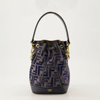 버킷백 Sac seau Mon trésor mini Fendi 진한 파란색 Femme