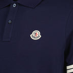 Polos Polo à logo Moncler Bleu foncé Homme