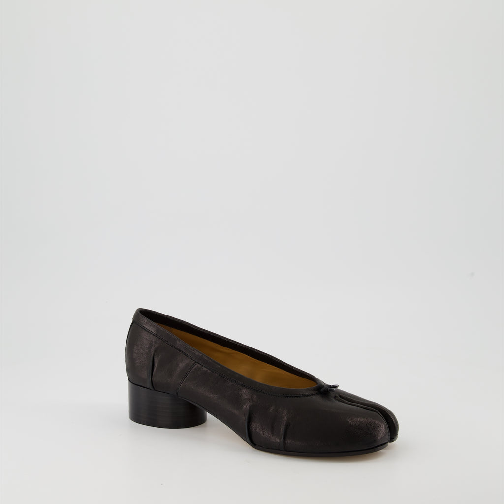 Chaussures plates Ballerines Tabi Maison Margiela Noir Femme