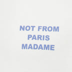 T-shirts T-Shirt Slogan Desportivo Branca Drole De Monsieur Blanc Homme