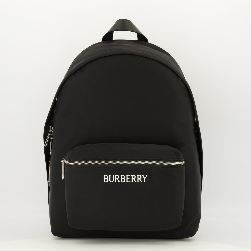 Sacs à dos Schwarzer Nylon-Rucksack Burberry Noir Homme