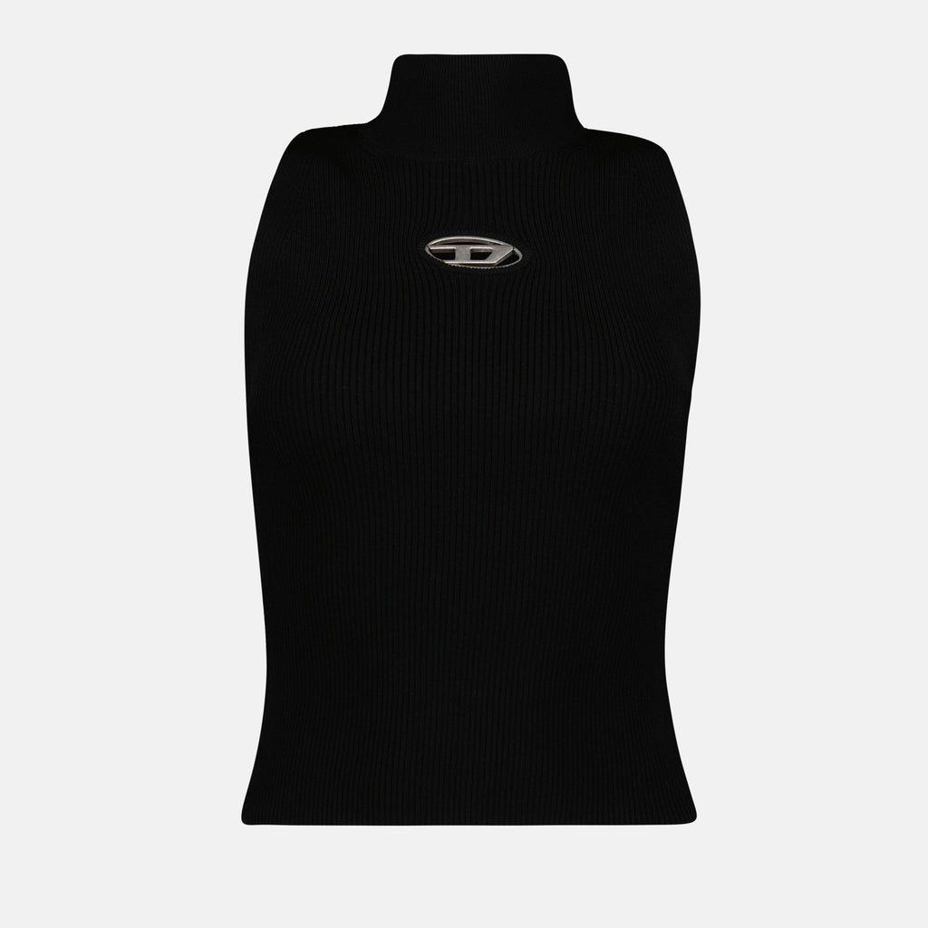 Tops Top M-Onervax à col montant Diesel Noir Femme