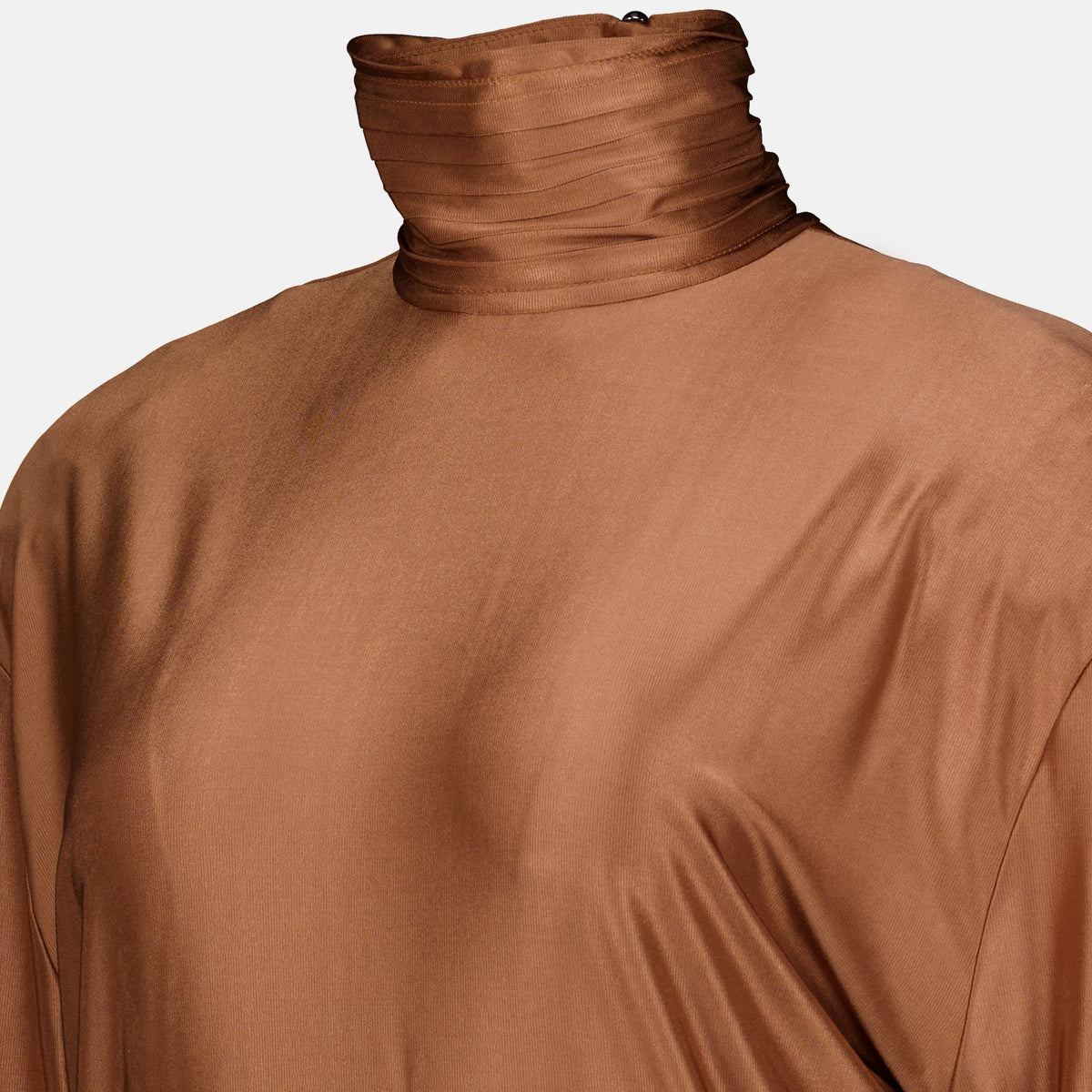 Tops Braunes gerafftes Oberteil Rabanne Marron Femme